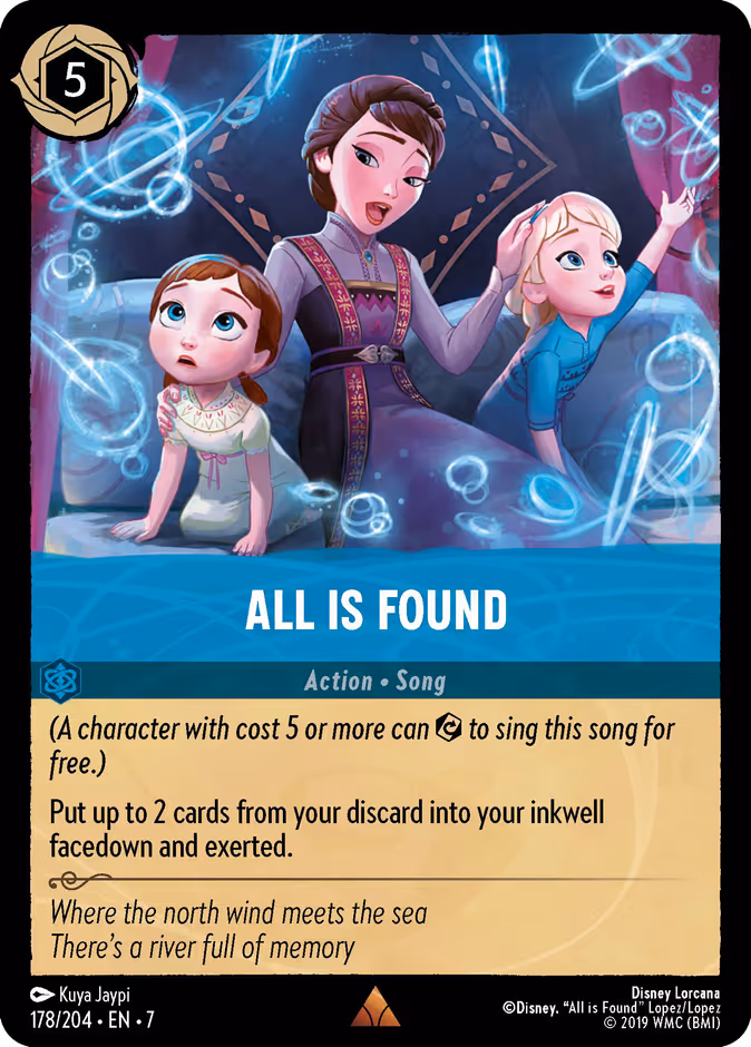 Archazia's Island Lorcana set cover card