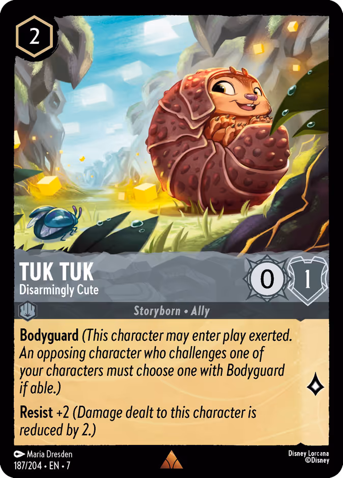 Tuk Tuk - Disarmingly Cute 7-187 Lorcana card
