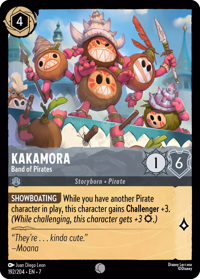 Kakamora - Band of Pirates 7-192 Lorcana card