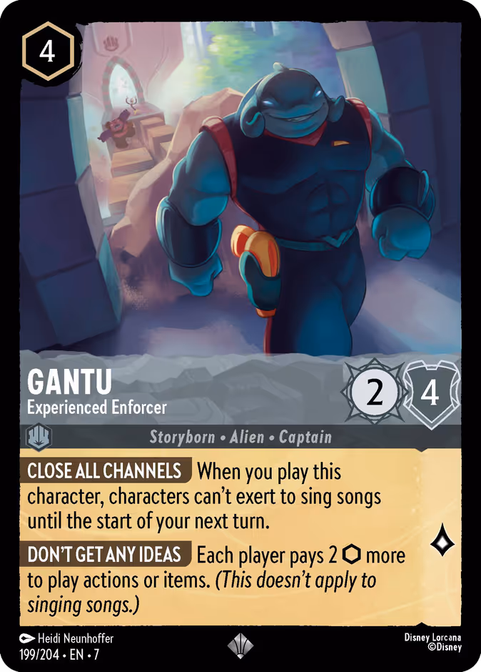 Gantu - Experienced Enforcer 7-199 Lorcana card