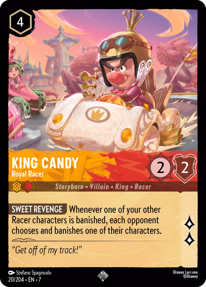 King Candy - Royal Racer 7-20 Lorcana card