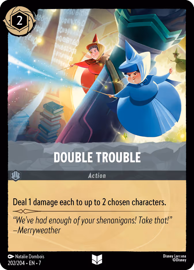 Double Trouble 7-202 Lorcana card