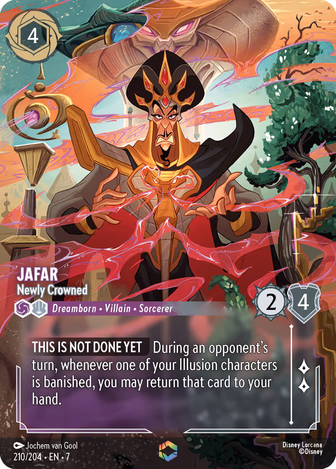 Jafar - Newly Crowned 7-210 Lorcana card