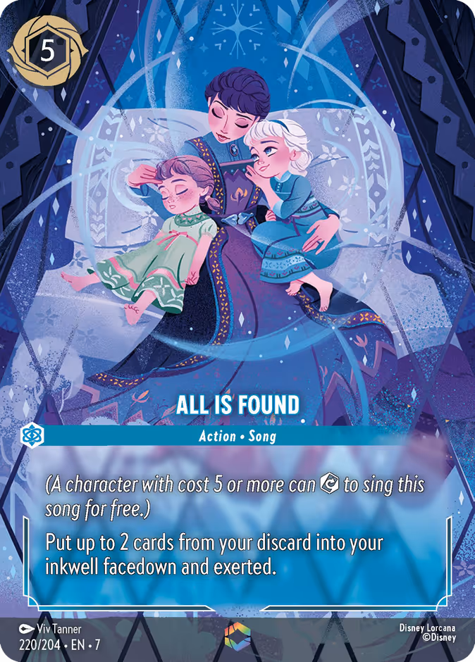 All Is Found 7-220 Lorcana card