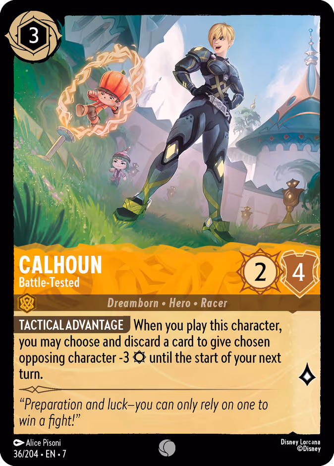Calhoun - Battle-Tested 7-36 Lorcana card