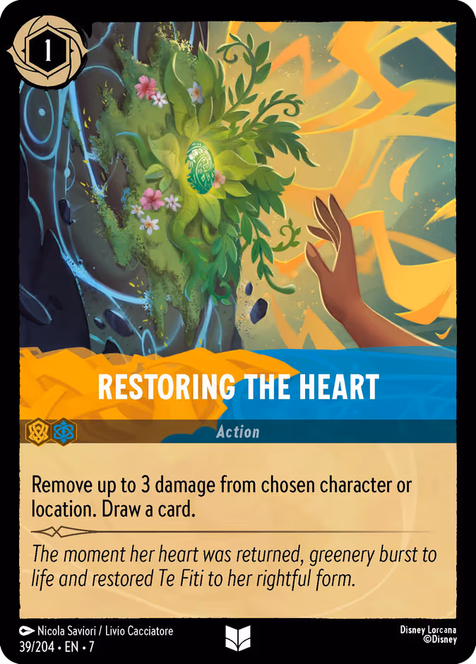 Restoring the Heart 7-39 Lorcana card