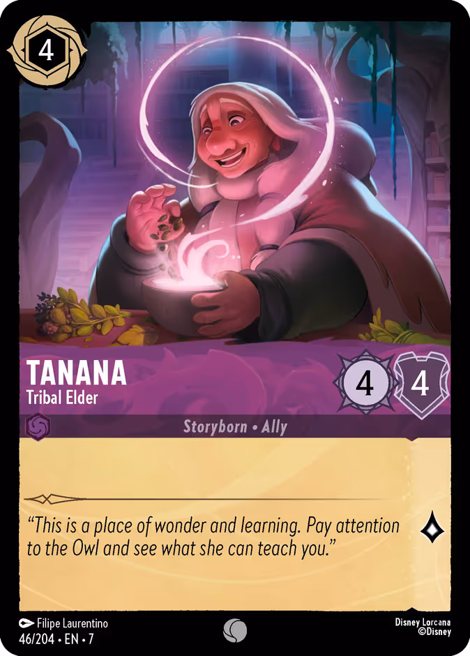 Tanana - Tribal Elder 7-46 Lorcana card