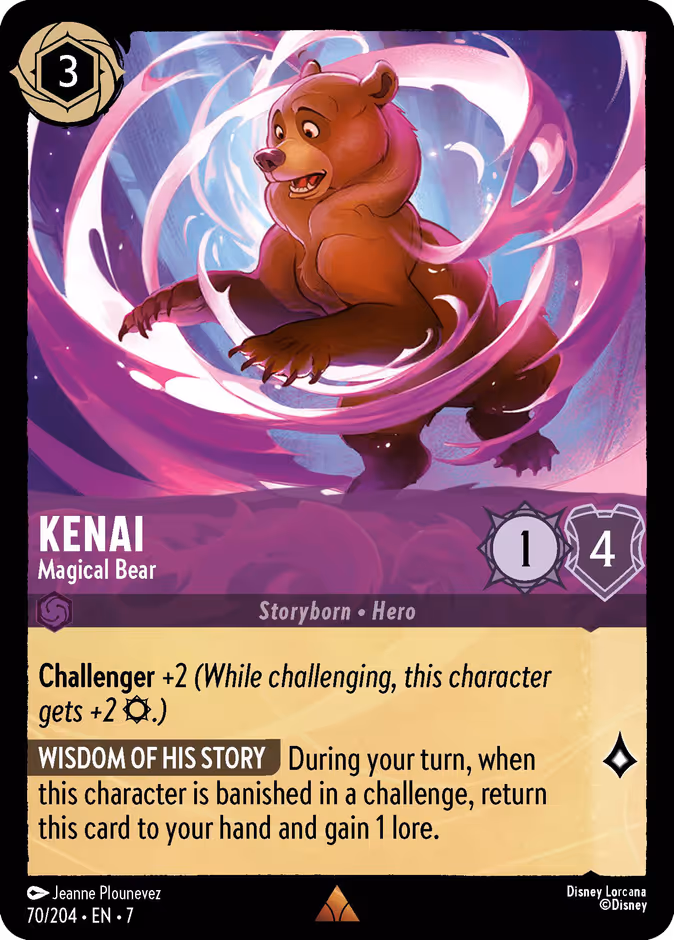 Kenai - Magical Bear 7-70 Lorcana card