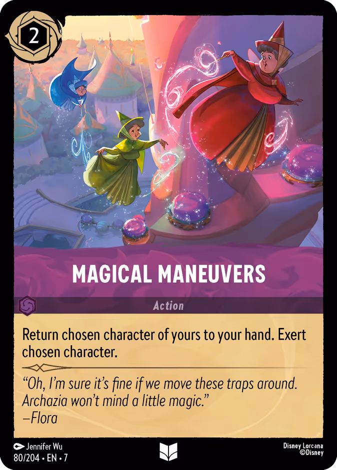 Magical Maneuvers 7-80 Lorcana card