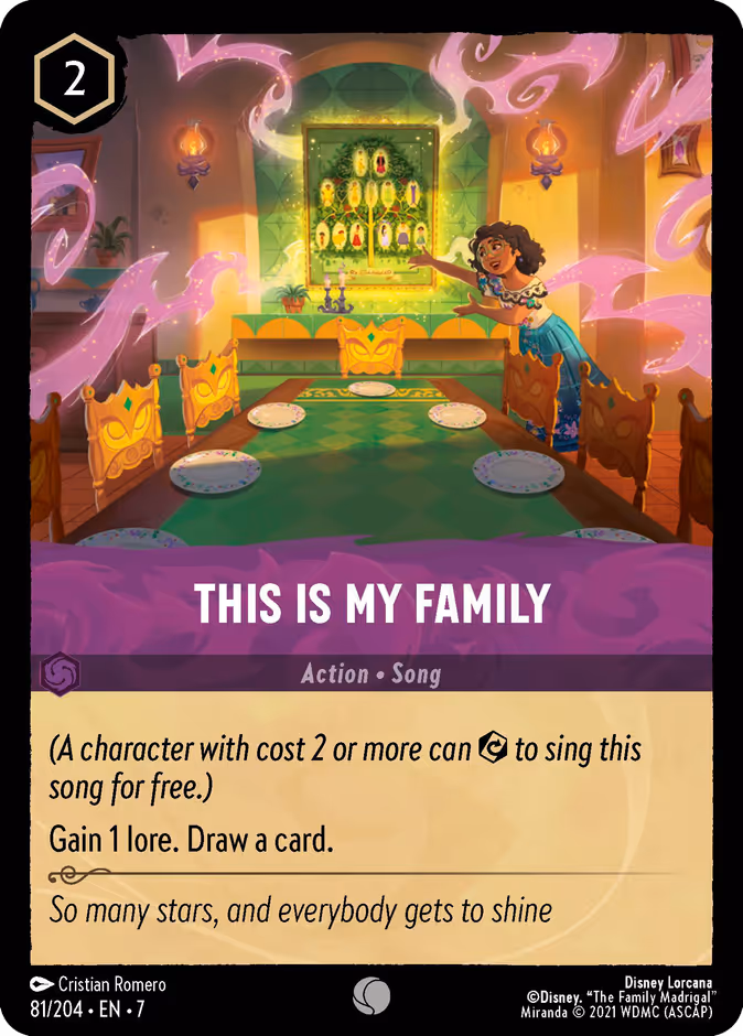 This Is My Family 7-81 Lorcana card