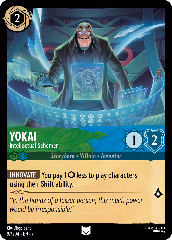 Yokai - Intellectual Schemer 7-97 Lorcana card