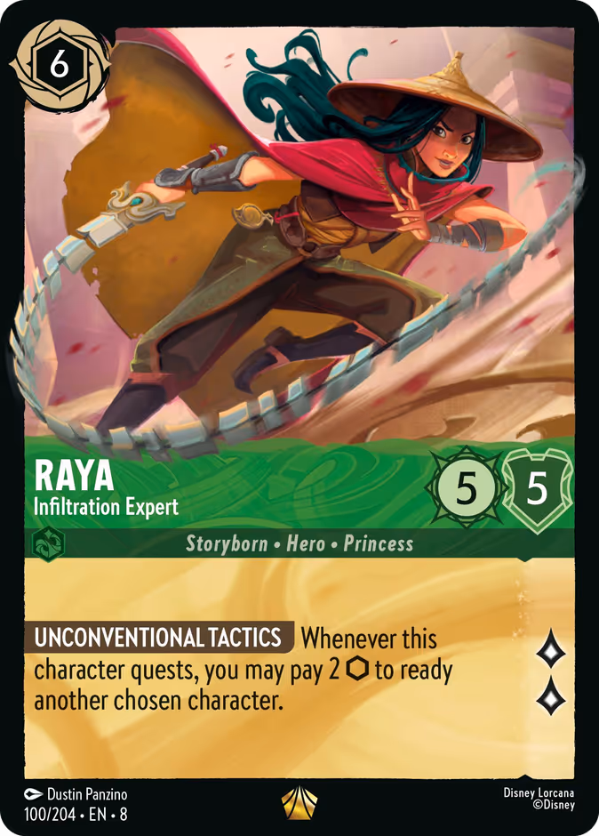 Raya - Infiltration Expert 8-100 Lorcana card