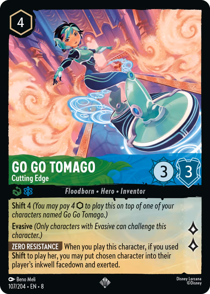 Go Go Tomago - Cutting Edge 8-107 Lorcana card