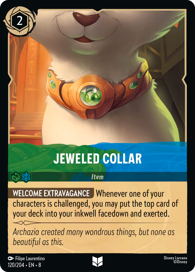 Jeweled Collar 8-120 Lorcana card