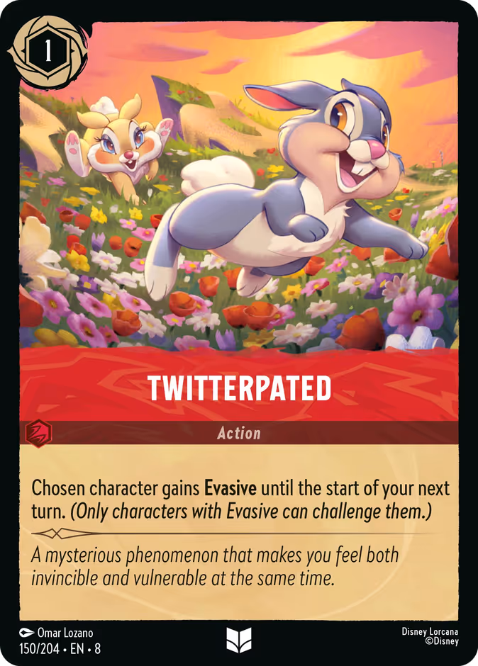 Twitterpated 8-150 Lorcana card