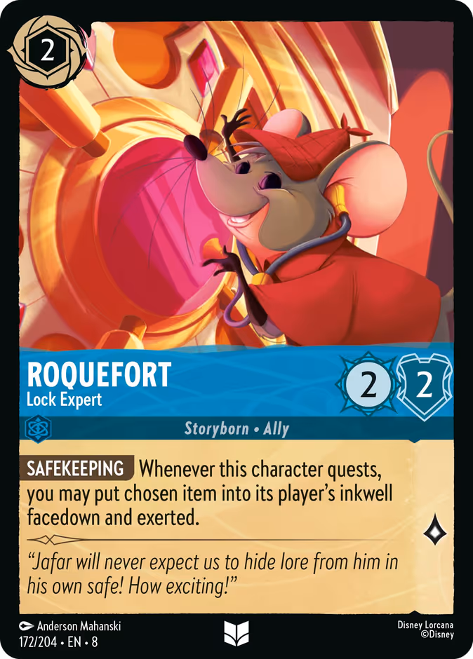 Roquefort - Lock Expert 8-172 Lorcana card