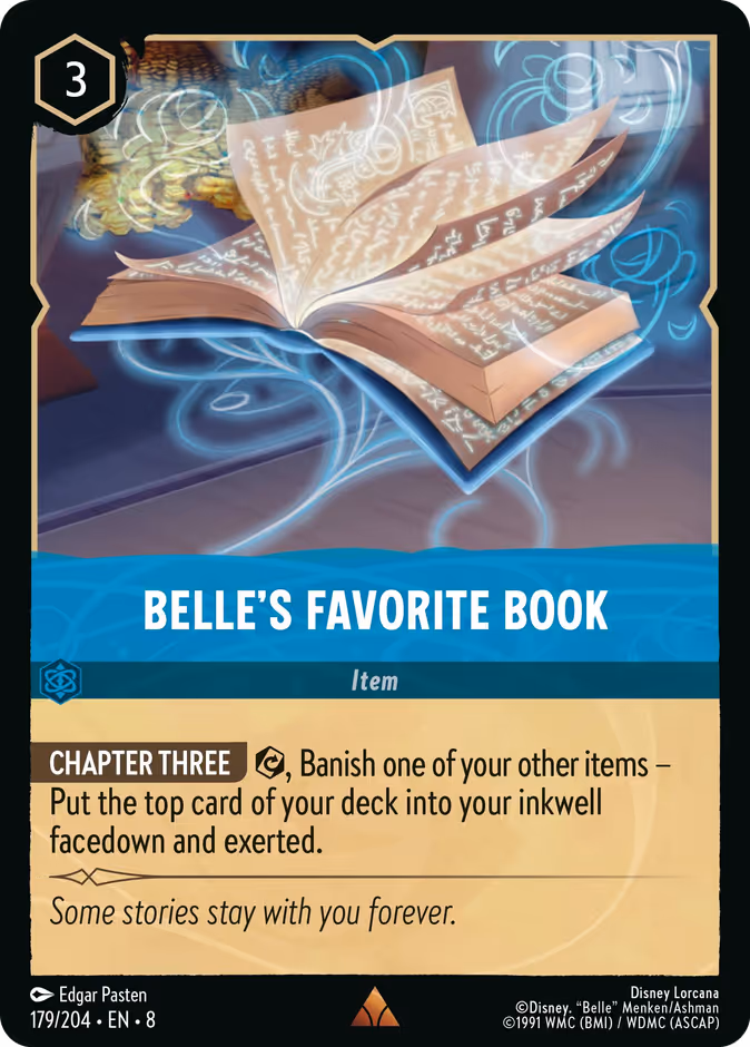 Belle's Favorite Book 8-179 Lorcana card