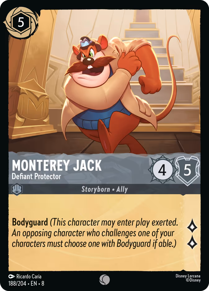 Monterey Jack - Defiant Protector 8-188 Lorcana card