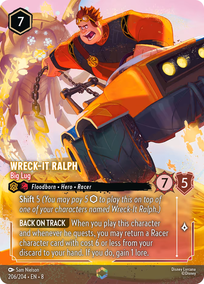 Wreck-It Ralph - Big Lug 8-206 Lorcana card