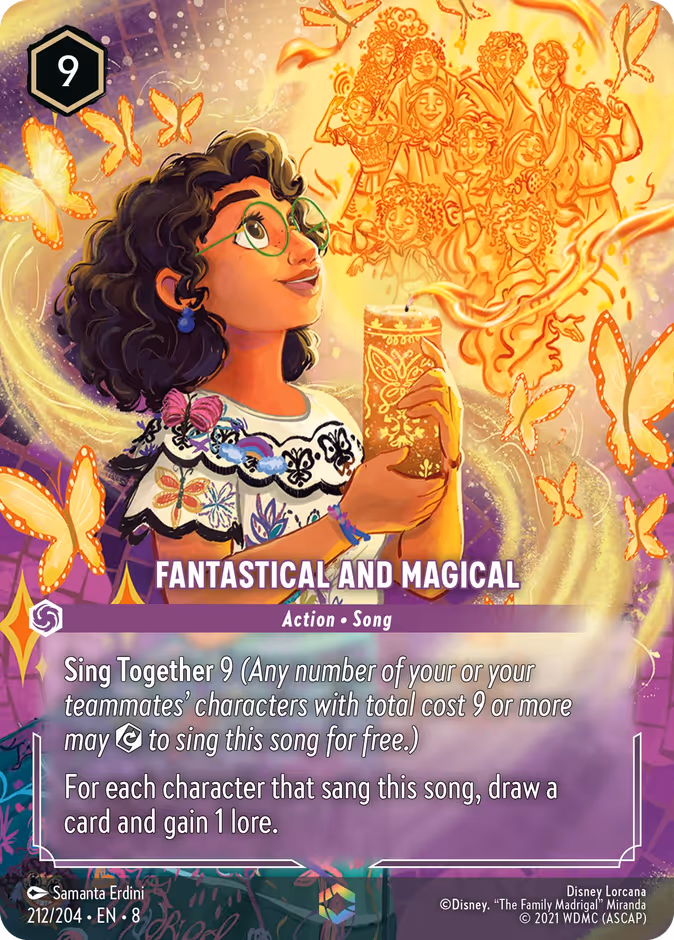 Fantastical and Magical 8-212 Lorcana card