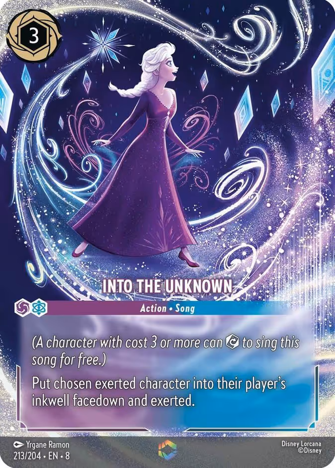 Into the Unknown 8-213 Lorcana card