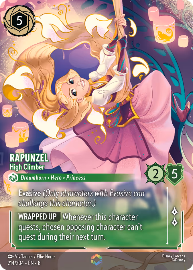 Rapunzel - High Climber 8-214 Lorcana card