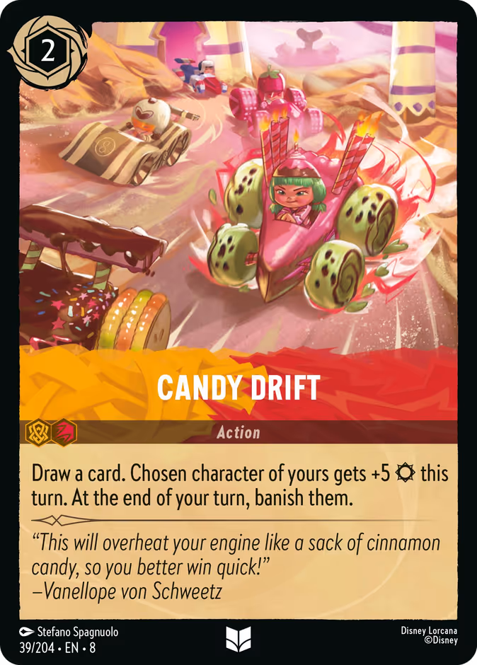Candy Drift 8-39 Lorcana card