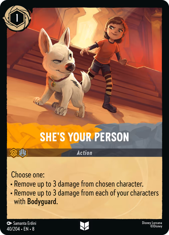 She's Your Person 8-40 Lorcana card
