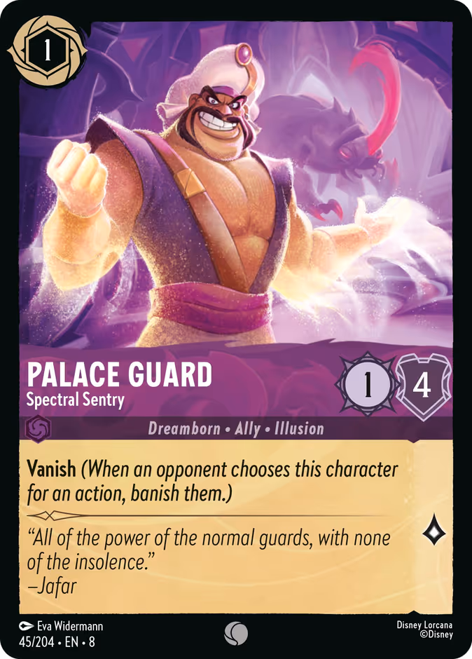 Palace Guard - Spectral Sentry 8-45 Lorcana card