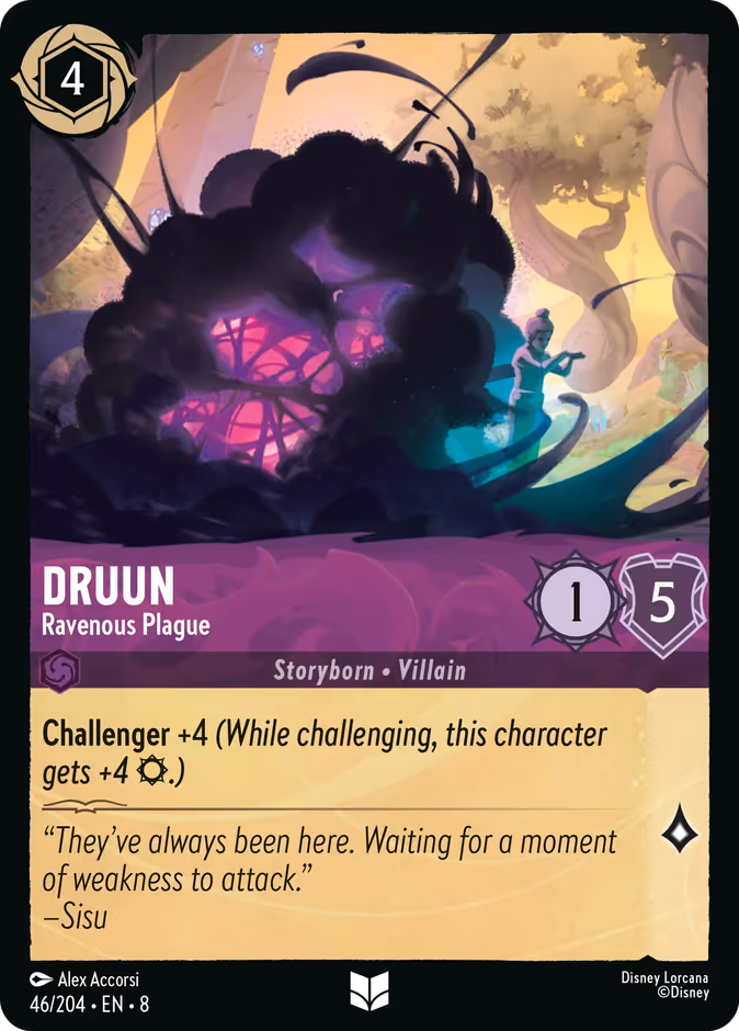 Druun - Ravenous Plague 8-46 Lorcana card