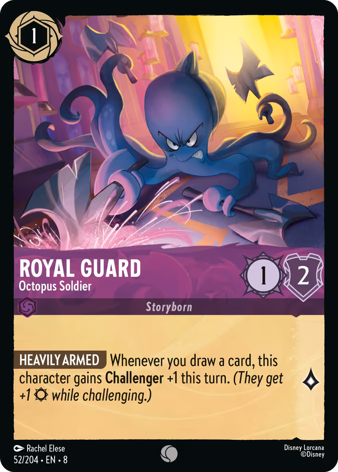 Royal Guard - Octopus Soldier 8-52 Lorcana card