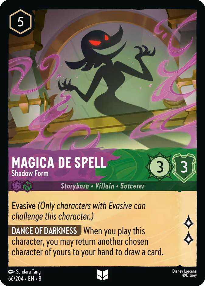 Magica De Spell - Shadow Form 8-66 Lorcana card