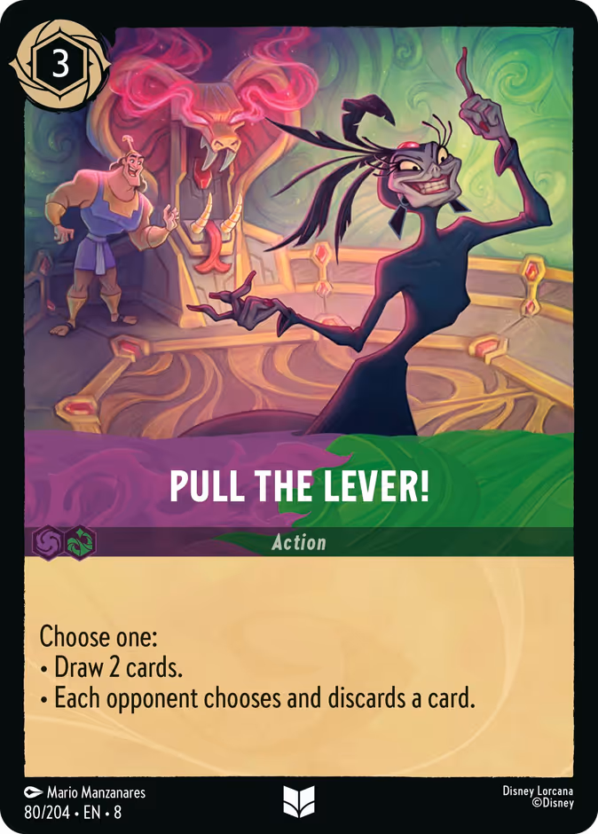 Pull the Lever! 8-80 Lorcana card