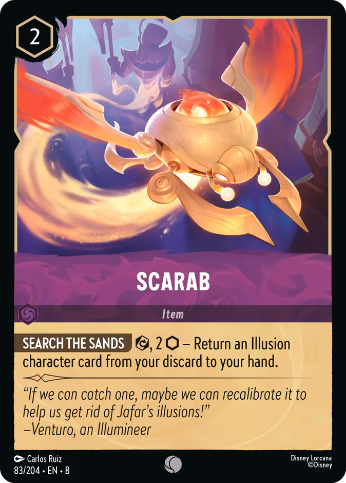 Scarab 8-83 Lorcana card