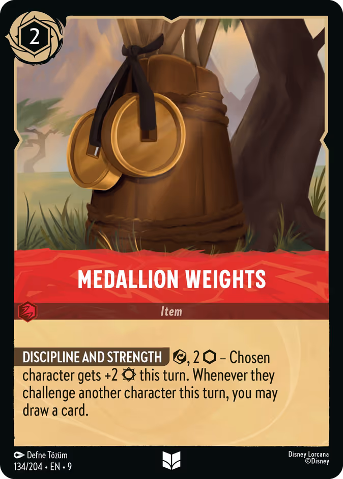 Medallion Weights 9-134 Lorcana card