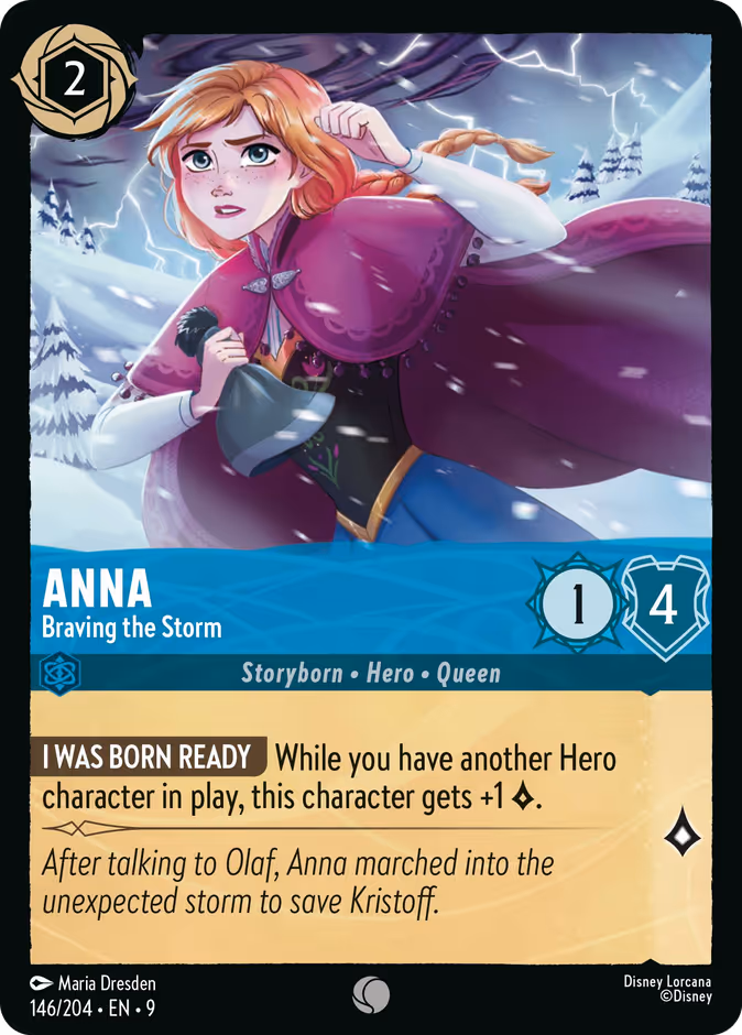 Anna - Braving the Storm 9-146 Lorcana card