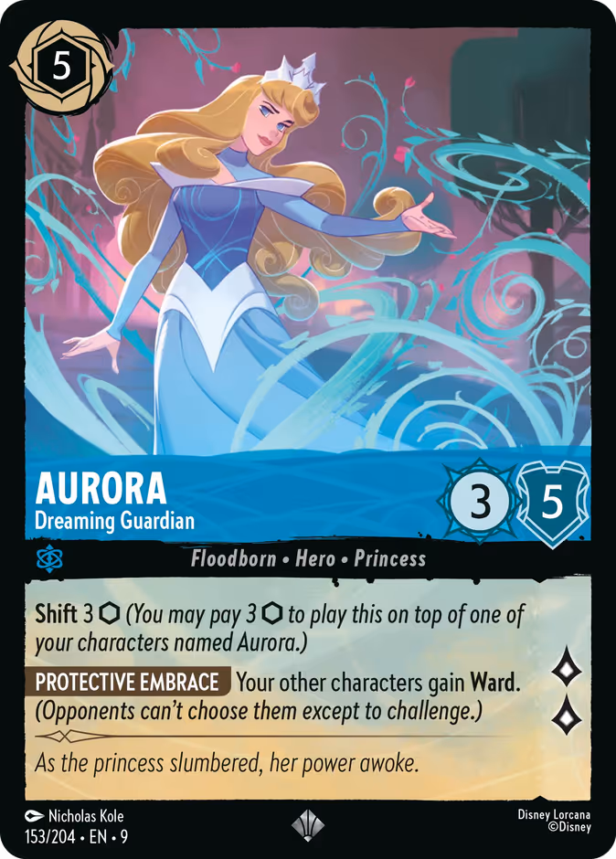 Aurora - Dreaming Guardian 9-153 Lorcana card