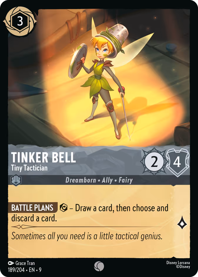Tinker Bell - Tiny Tactician 9-189 Lorcana card