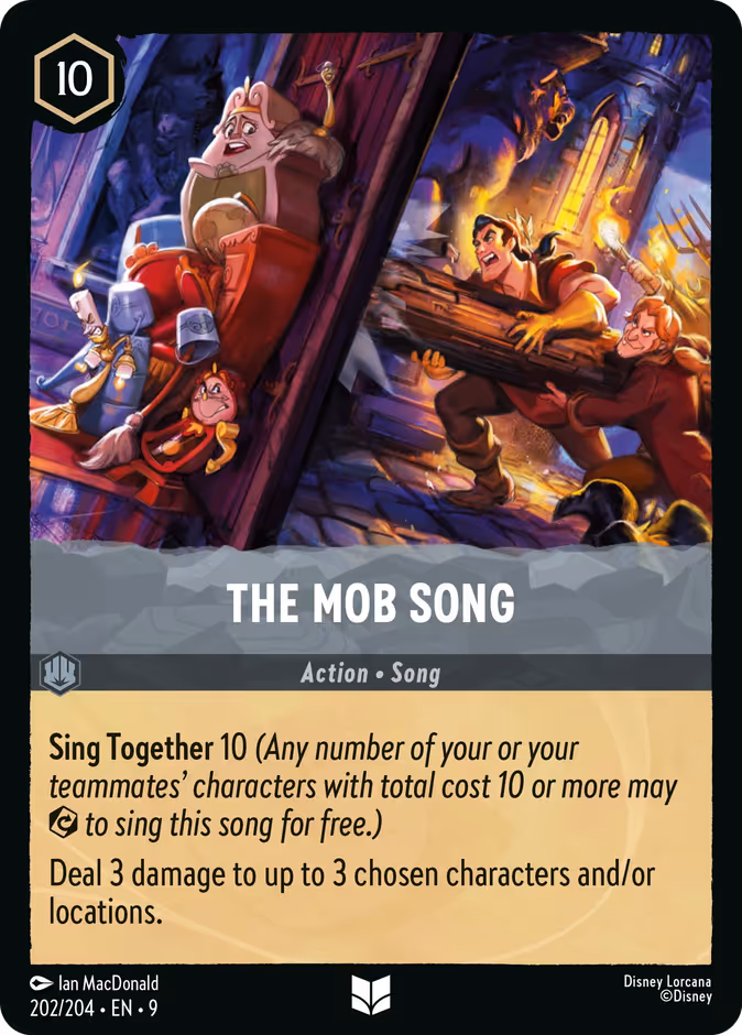 The Mob Song 9-202 Lorcana card