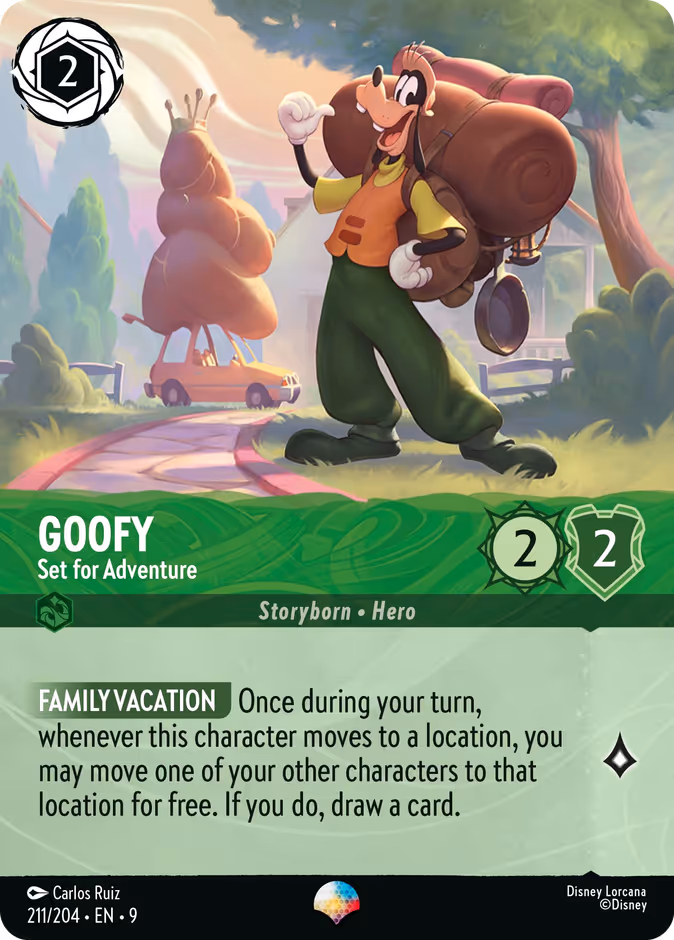 Goofy - Set for Adventure 9-211 Lorcana card