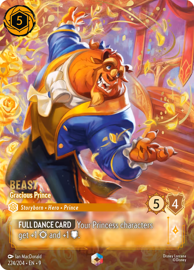 Beast - Gracious Prince 9-224 Lorcana card