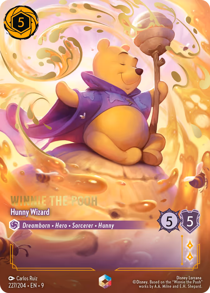 Winnie the Pooh - Hunny Wizard 9-41 Lorcana card