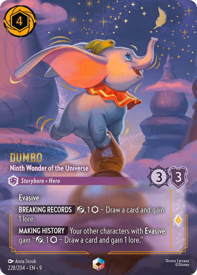 Dumbo - Ninth Wonder of the Universe 9-228 Lorcana card