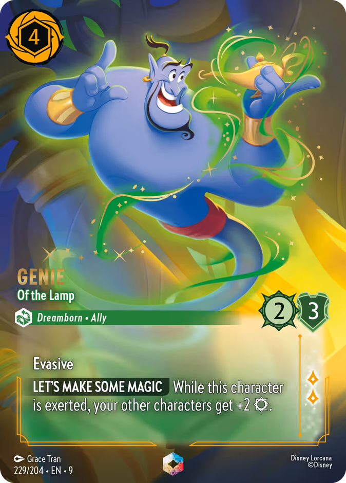 Genie - Of the Lamp 9-229 Lorcana card