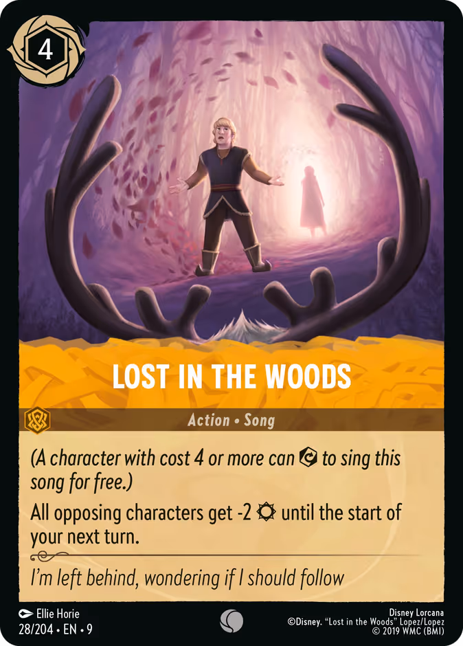 Lost in the Woods 9-28 Lorcana card