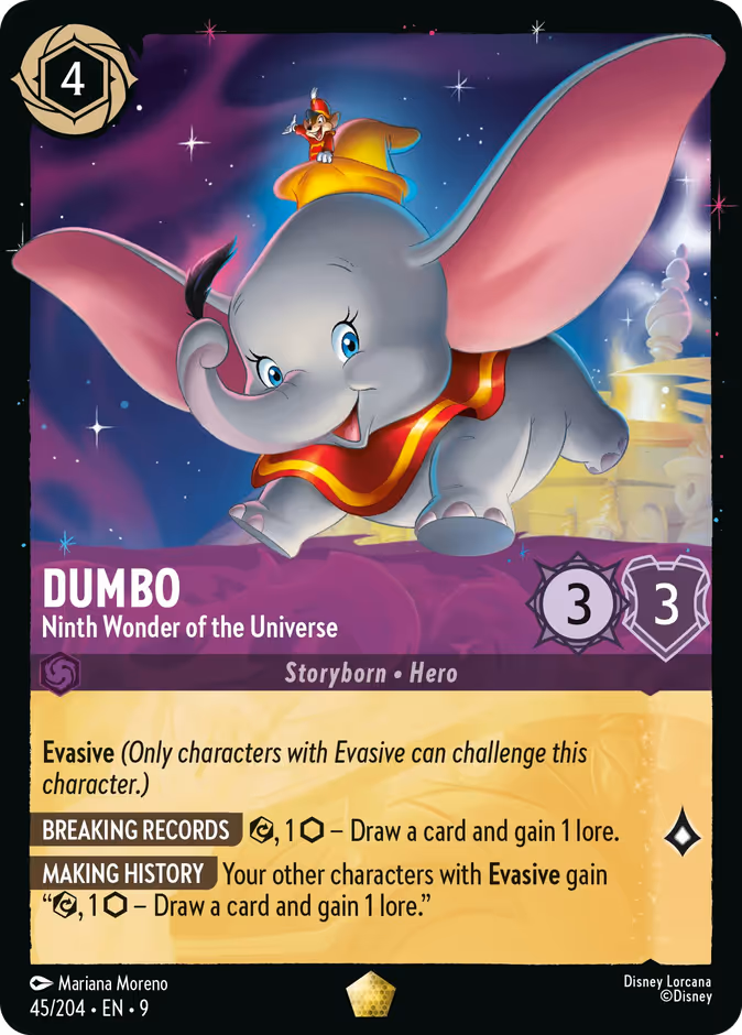 Dumbo - Ninth Wonder of the Universe 9-45 Lorcana card