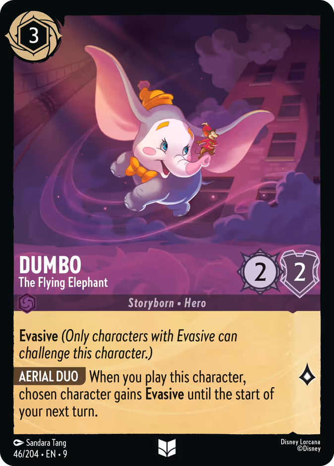 Dumbo - The Flying Elephant 9-46 Lorcana card