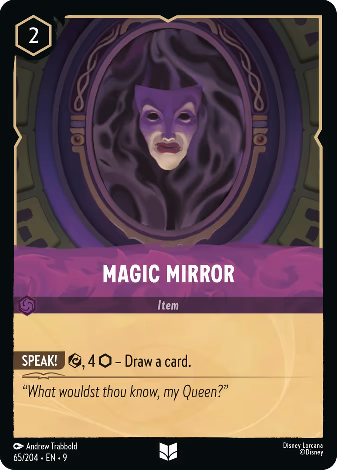 Magic Mirror 9-65 Lorcana card