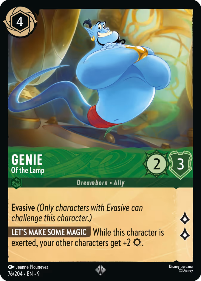 Genie - Of the Lamp 9-76 Lorcana card