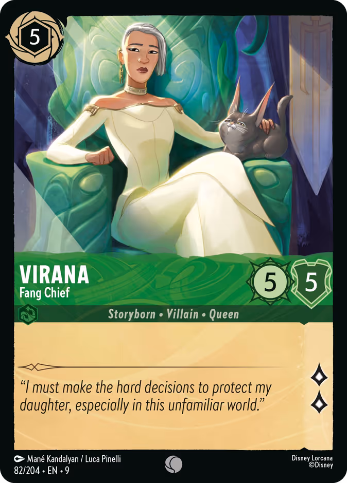 Virana - Fang Chief 9-82 Lorcana card